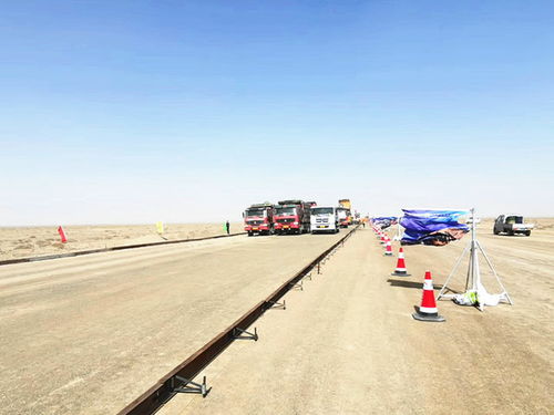 建設集團承建肅沙一級公路項目路面工程施工全面啟動